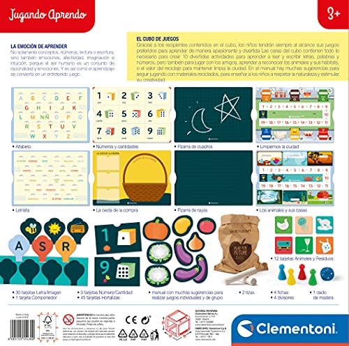 Clementoni Juego Educativo sostenible, Multicolor (55430)