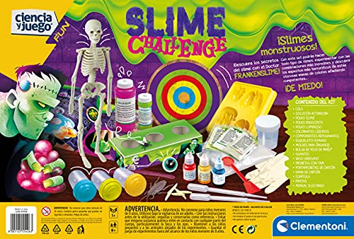 Clementoni Juguete científico Slime, Multicolor (55426)