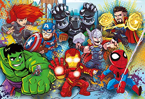 Clementoni- Marvel Super Hero Other Puzzle, 60 Piezas, Multicolor (26454.4)