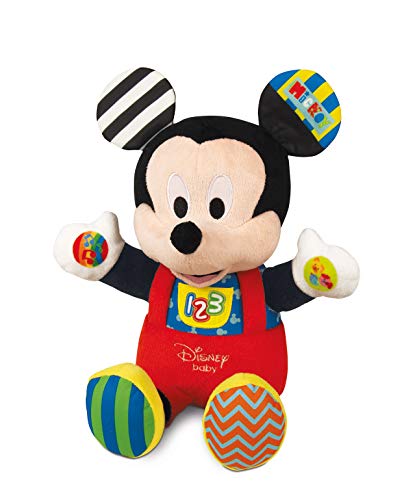 Clementoni Peluche de Actividades Disney Baby Mickey, Multicolor (52388)