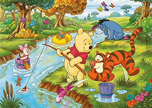 Clementoni Pooh & Friends 20 2 Puzzles 60 Piezas Winnie The Pooh, Multicolor (07618.5)