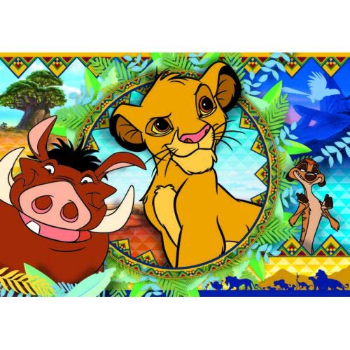 Clementoni Puzzle 104 Piezas Lion King, Multicolor (27287.7)