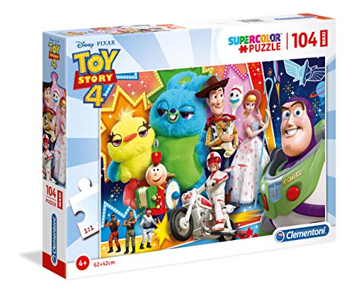 Clementoni Puzzle 104 Piezas Maxi Toy Story 4, Multicolor (23741.8)