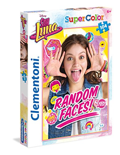 Clementoni - Puzzle 104 Piezas Soy Luna : Let´s Make Random Faces (27962)