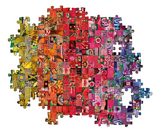 Clementoni- PZL 1000 Collage Puzzle Adulto, Multicolor (39595)