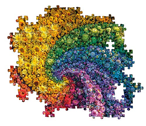 Clementoni- PZL 1000 Espiral Puzzle Adulto, Multicolor (39594)