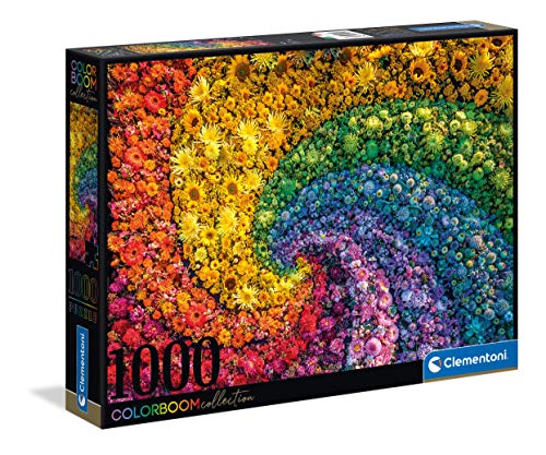 Clementoni- PZL 1000 Espiral Puzzle Adulto, Multicolor (39594)