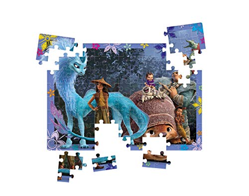 Clementoni Supercolor Disney Raya – 104 Piezas – Fabricado en Italia – Puzzle para niños de 6 años Color (27156)