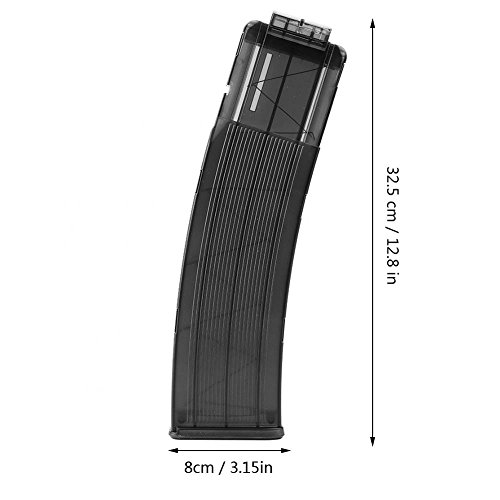 Clip de Bala para Pistola de Juguete 22 Dardos Recargador Rápido Cargador de Balas para Pistola de Juguete N-Strike Elite(Negro)