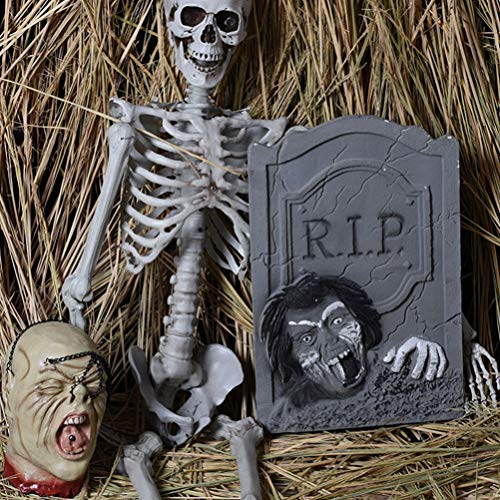 CLISPEED Halloween Foam Rip Cementerio Lápidas Decoraciones de Lápidas Accesorios de Miedo Decoración Al Aire Libre Suministros de Halloween Favor de Fiesta de Vampiros