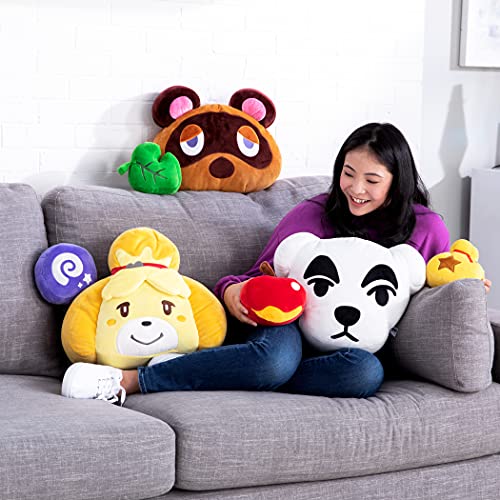 Club Mocchi Mocchi Animal Crossing Blathers Mega Peluche de 40 cm, Peluches de Nintendo para niños, Accesorio Decorativo para niños y niñas, Adecuado a Partir de 3 años