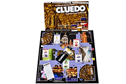 Cluedo de Madrid - Juego de Mesa de Misterio de Winning Moves - Resuelve el Enigma en la Ciudad de Madrid - Versión en Español