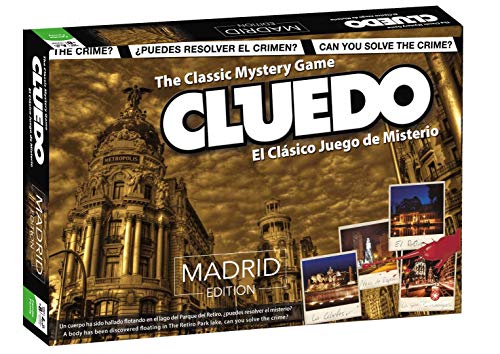 Cluedo de Madrid - Juego de Mesa de Misterio de Winning Moves - Resuelve el Enigma en la Ciudad de Madrid - Versión en Español