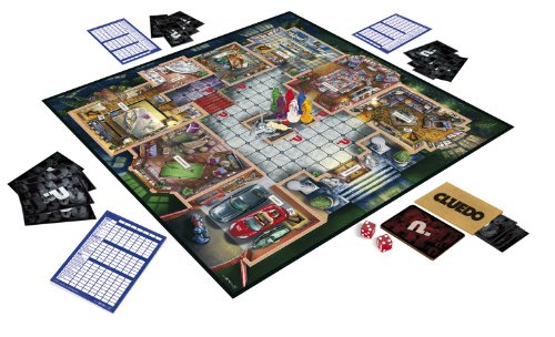 Cluedo - Juego de Misterio (Hasbro 38712) (versión en inglés)