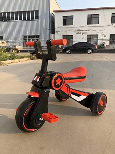 CNAJOI-TDFY Triciclo para niños con cojinete de dirección Suave de 360 Grados, triciclos Deportivos para niños, Autos de Pedales, niños de 3 a 6 años, Juguetes para niños, Scooters, sillitas de Paseo