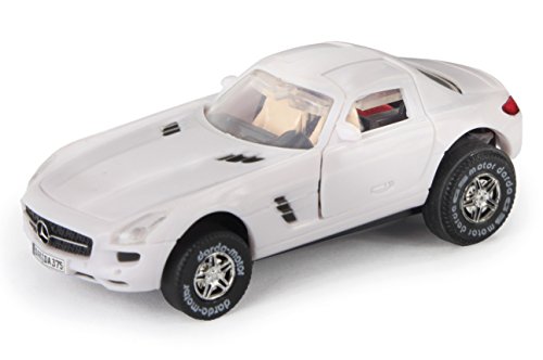 Coche de Miniatura Mercedes Benz SLS AMG Blanco (Darda 50375 )