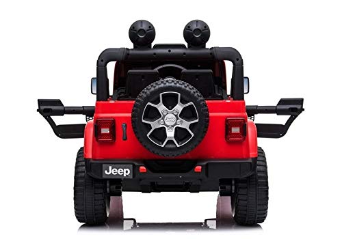 Coche eléctrico de 2 plazas 12 V Jeep Wrangler Rubicon negro – Pack Luxe