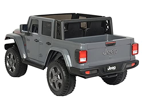 Coche eléctrico Jeep 6768R Gris