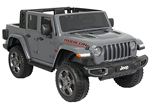 Coche eléctrico Jeep 6768R Gris