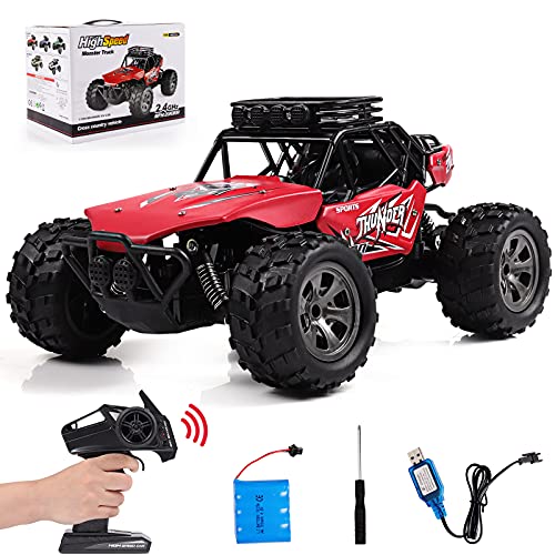 Coche Teledirigido Niños, Diealles Shine Radio Control Remoto Coches RC, Jeep Coche SUV Motor Cepillado Control Remoto Off-Road Crawler Coche