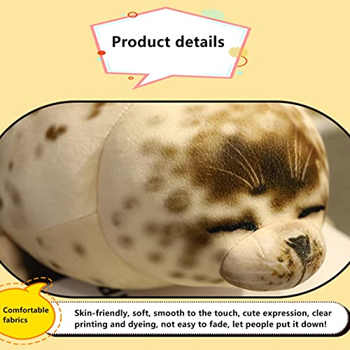 Cojín para animales con sello - Cojín con sello de la marca Blob Paffuto Simpático Sigillo Farcito Cojín de peluche con forma de foca de peluche animal cómodo con sello suave que abraza