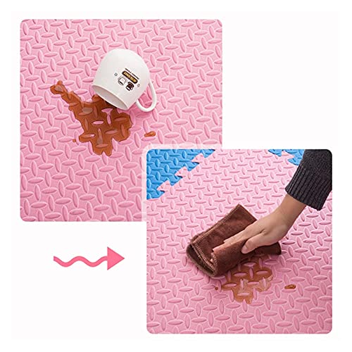 Colchonetas de juego de bebé para piso, bebé rompecabezas mat de colchoneta colchoneta infantil entrelazado ejercicio azulejos azulejos de baldosas toys alfombra suave alfombra escalada pista eva espu