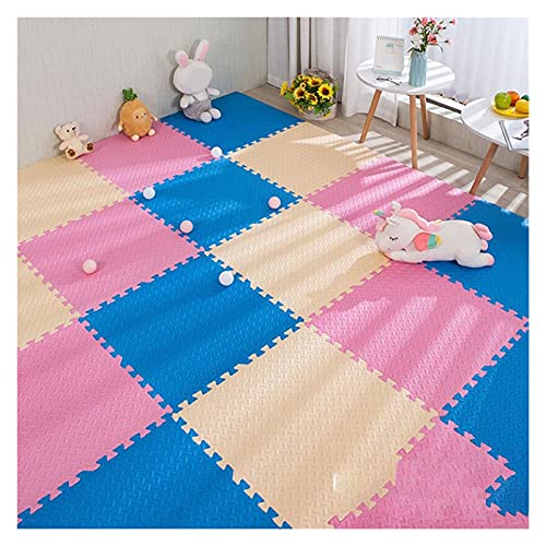 Colchonetas de juego de bebé para piso, bebé rompecabezas mat de colchoneta colchoneta infantil entrelazado ejercicio azulejos azulejos de baldosas toys alfombra suave alfombra escalada pista eva espu