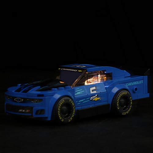 ColiCor Conjunto de Luces Lluminación para Lego 75891 Speed Champions Deportivo Chevrolet Camaro ZL1 , Kit de luz LED Compatible con Lego 75891