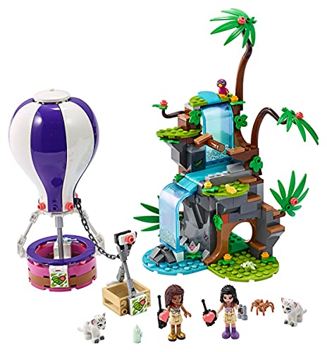 Collectix Lego 41423 Friends Tiger - Juego de salvavidas con globo aerostático y carrito para flores 30413 (bolsa de plástico)