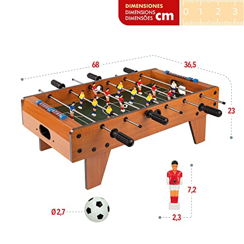 ColorBaby - CB Games-futbolin Madera 68x37x23cm (46198)