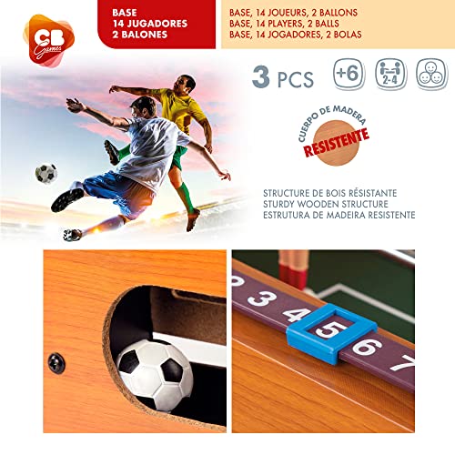 ColorBaby - CB Games-futbolin Madera 68x37x23cm (46198)