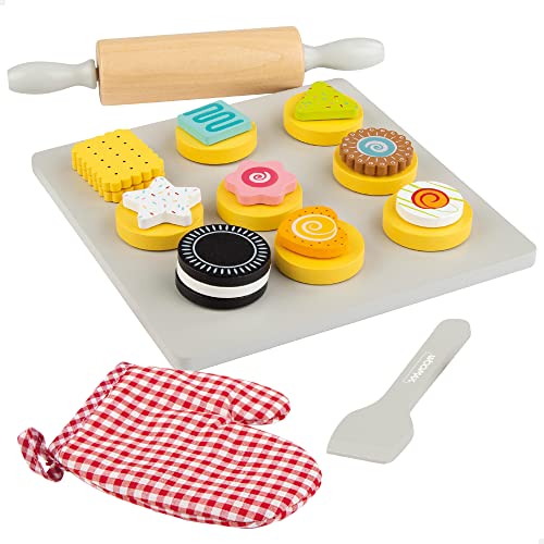 ColorBaby WOOMAX 49337 - Woomax-Set de Galletas de Madera +24m