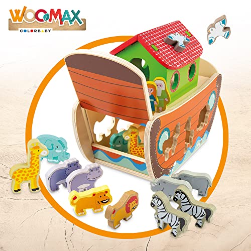 ColorBaby WOOMAX 49338 - Woomax-Arca de NOE de Madera +18m