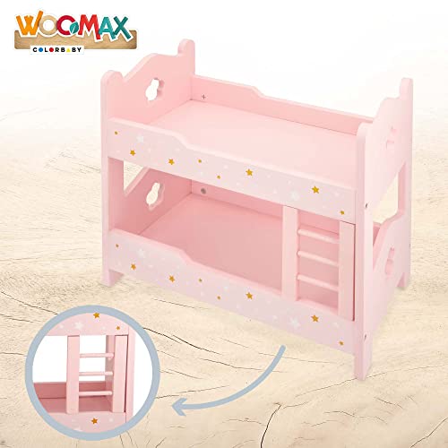 ColorBaby WOOMAX 49364 - Woomax-litera de Madera para muñecas +3a