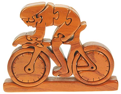 Compite con la Bici 3-D Rompecabezas de Madera: Diversión Rompecabezas: Hechos a Mano de Madera: Inicio de la Novedad de Madera Ciclistas y Amantes del Ciclismo!