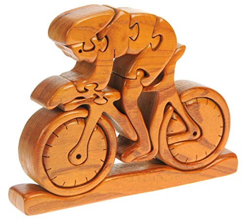 Compite con la Bici 3-D Rompecabezas de Madera: Diversión Rompecabezas: Hechos a Mano de Madera: Inicio de la Novedad de Madera Ciclistas y Amantes del Ciclismo!