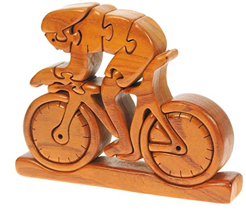 Compite con la Bici 3-D Rompecabezas de Madera: Diversión Rompecabezas: Hechos a Mano de Madera: Inicio de la Novedad de Madera Ciclistas y Amantes del Ciclismo!