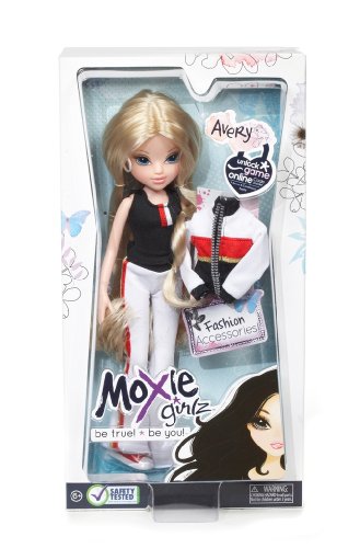 Concentra Moxie Girlz - Muñeca Básica - Avery Pantalón Chandal Blanco