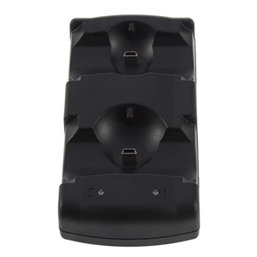 Cool and Awesome 2 en 1 USB Powered Dual Charging Game Station Cargador Soporte Dock Holder Mount para Controlador PS3