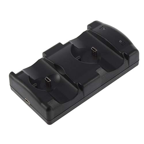 Cool and Awesome 2 en 1 USB Powered Dual Charging Game Station Cargador Soporte Dock Holder Mount para Controlador PS3