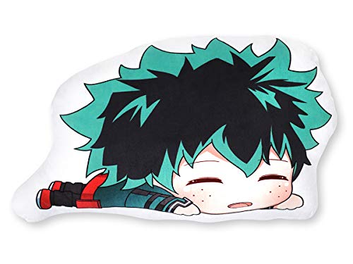 CoolChange Almohada Chibi para los Fans de My Hero Academia | cojín con Motivo de Izuku Midoriya