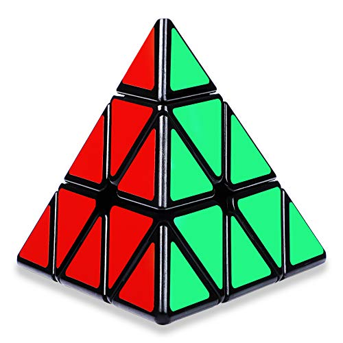 Coolzon Cubo Magico Pyraminx Speed Cube, Magic Cube Piramide Triangular Velocidad Cubo 3D Puzzle Cube Jigsaw Juguetes Educativos Regalos para Niños y Adultos