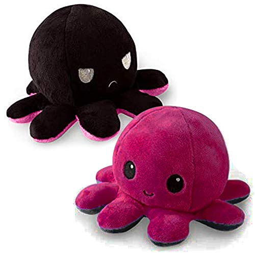 COOTA Peluche Pieuvre Reversible Poupée De Poulpe Flip Double Face Doux Cadeaux de Jouets Créatifs 1 Pack