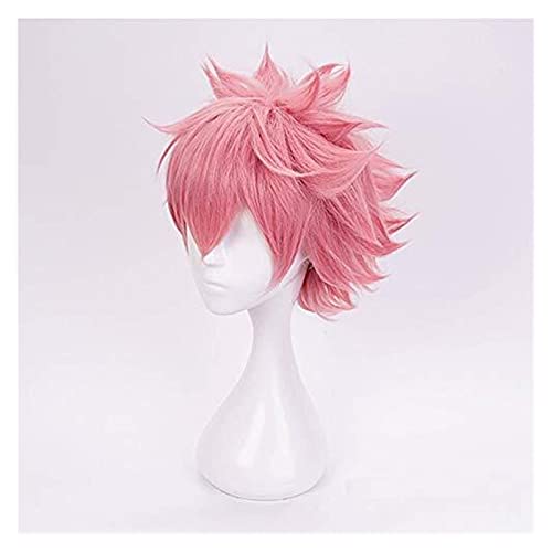 Cosplay My Hero Academia Cosplay peluca Mina Ashido Cosplay peluca resistente al calor sintético Boku no Hero Academia Cosplay Pelucas Halloween Pelucas Belleza