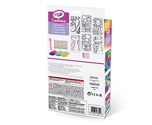 Crayola-04-1175 Creations - PÓSTER Sand- Set PÓSTERS DE Arena DE Colores, Multicolor (04-1175)