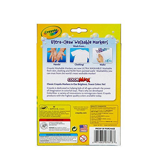 CRAYOLA 12 CT Fina Lavable marcadores