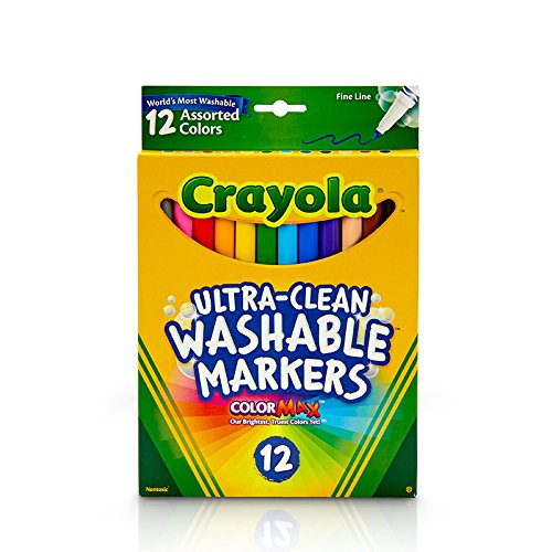 CRAYOLA 12 CT Fina Lavable marcadores