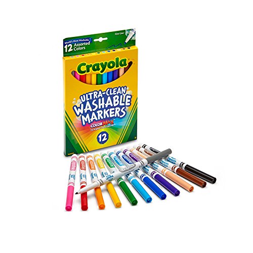 CRAYOLA 12 CT Fina Lavable marcadores