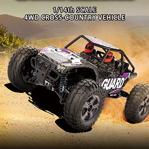 Crayom 4WD Control Remoto Monster Truck 45 ° Todo Terreno Todoterreno Escalada RC Car Toy 1:14 Crawler RC Car Bigfoot RC Buggy vehículo eléctrico Carreras de Alta Velocidad