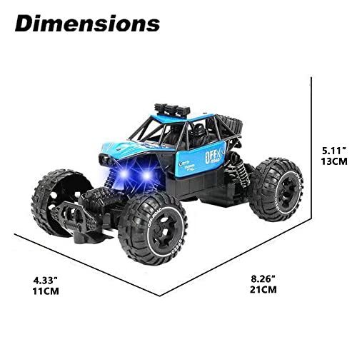 Crayom Bigfoot Control Remoto Monster Truck 4WD Todoterreno Escalada RC Coche de Juguete Carreras de Alta Velocidad RC Coche vehículo Todo Terreno Escalador Radio RC Buggy Adultos